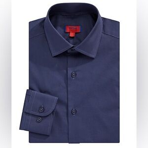 ZNT18 Slim-Fit Poplin Dress Shirt